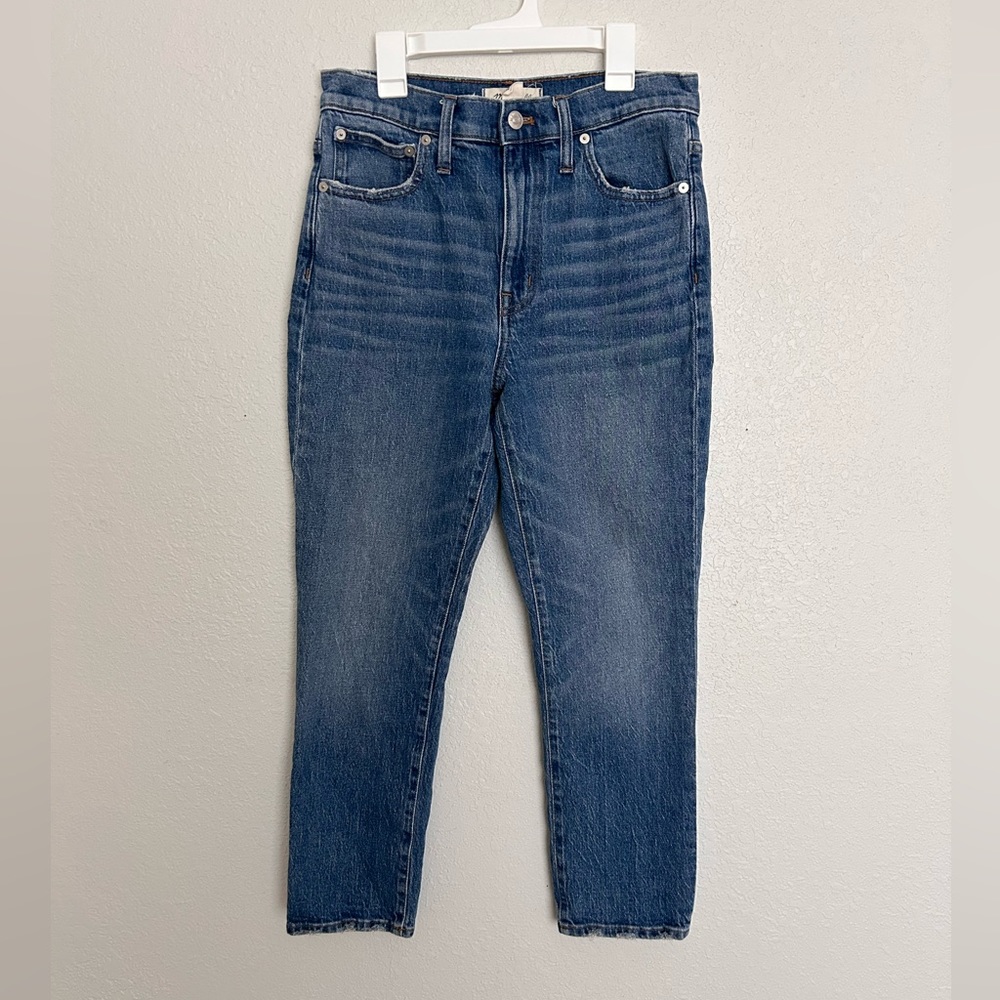 Madewell High Rise Slim Crop Boyjean